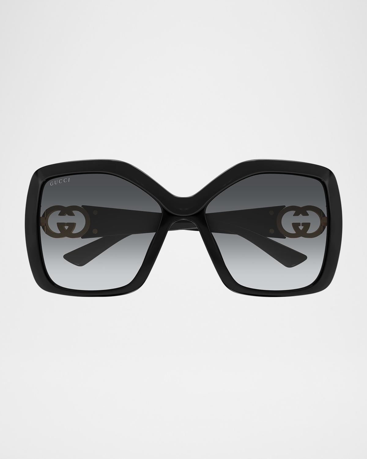 Injection Plastic Square Sunglasses