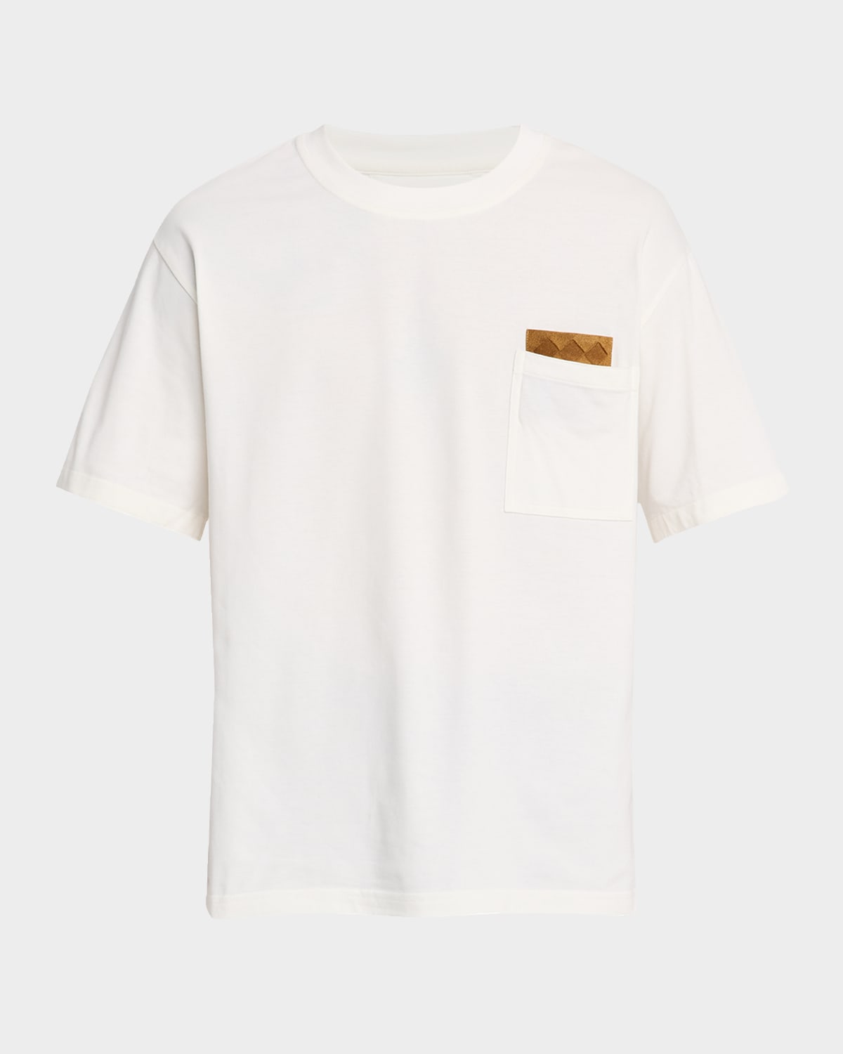 Men's Pima Cotton Jersey Intrecciato-Pocket T-Shirt
