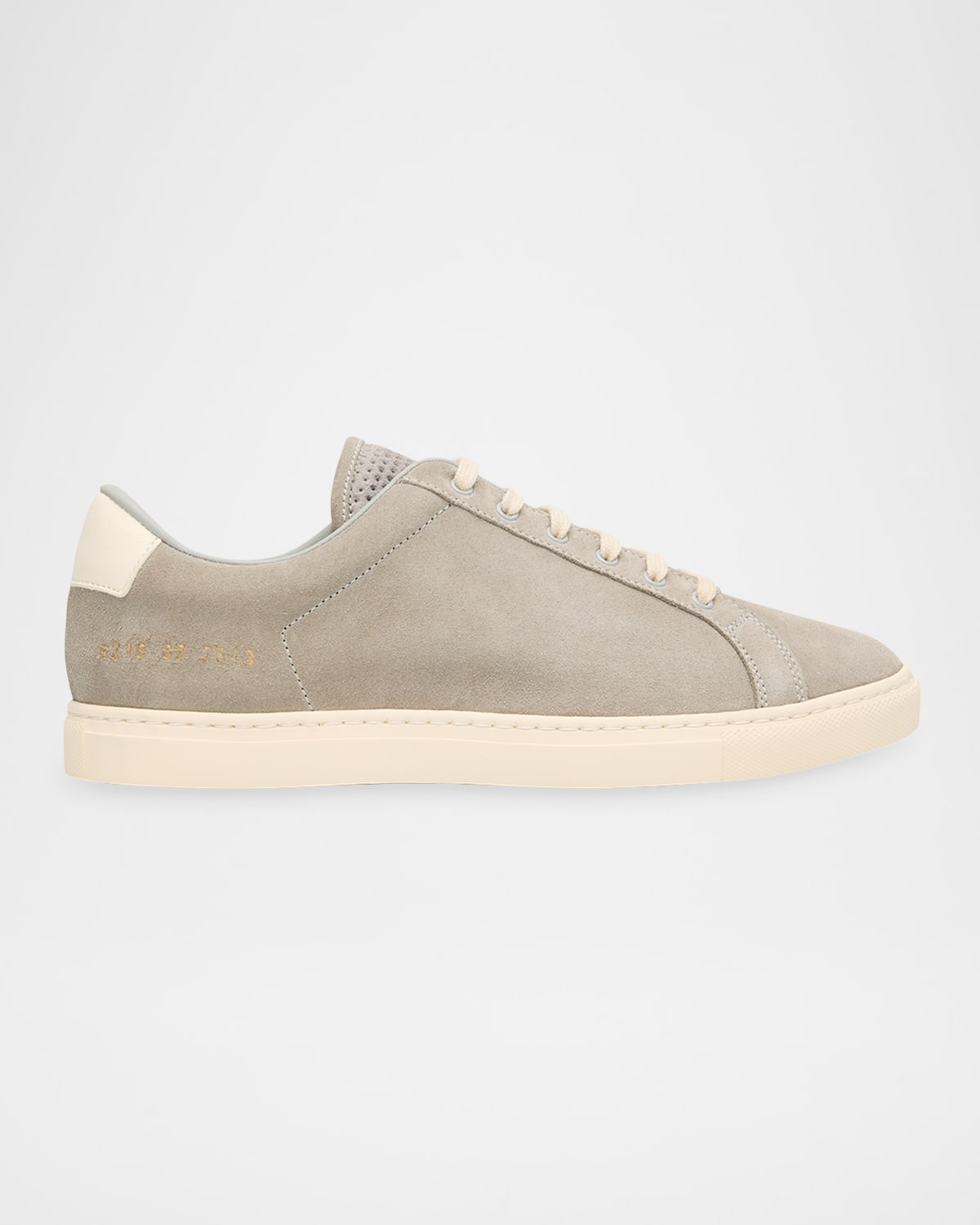Common Projects Retro Vintage Suede Sneakers In Gray