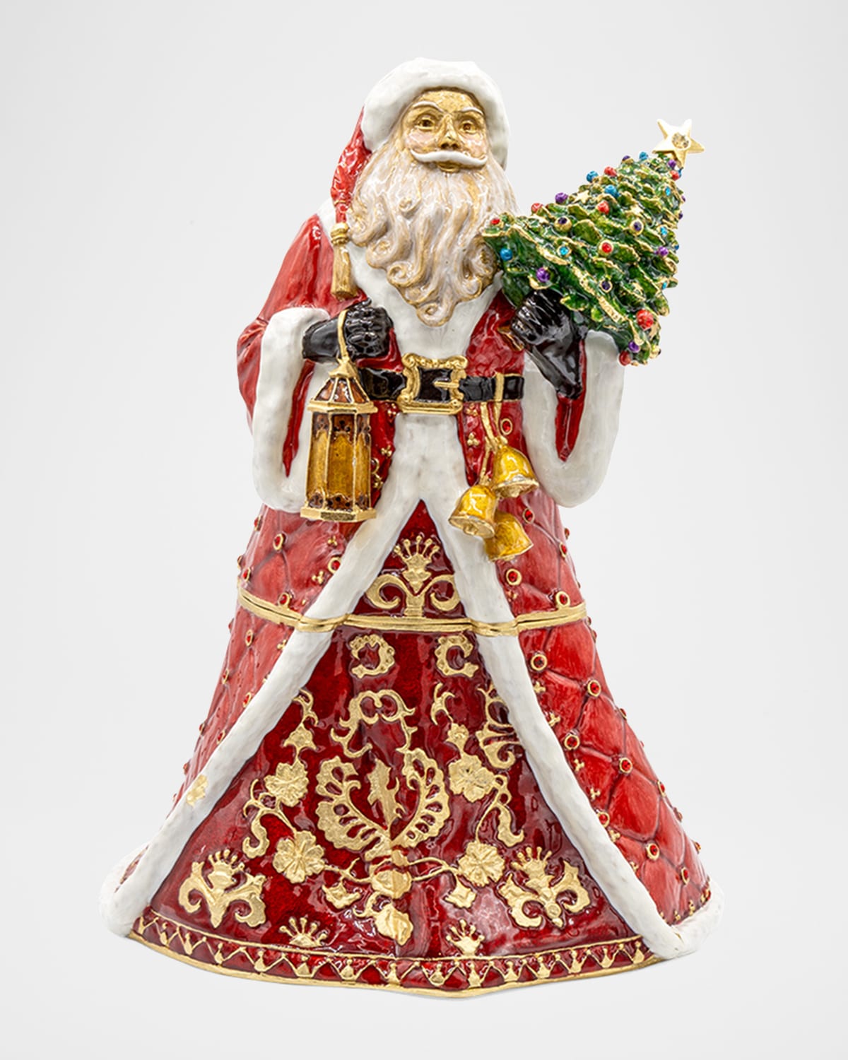 Jay Strongwater Sinterklass Santa Container In Multi