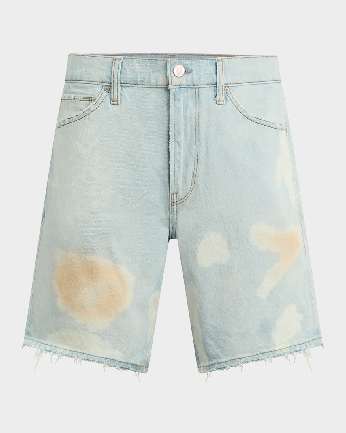Men's Clint Splattered Denim Shorts