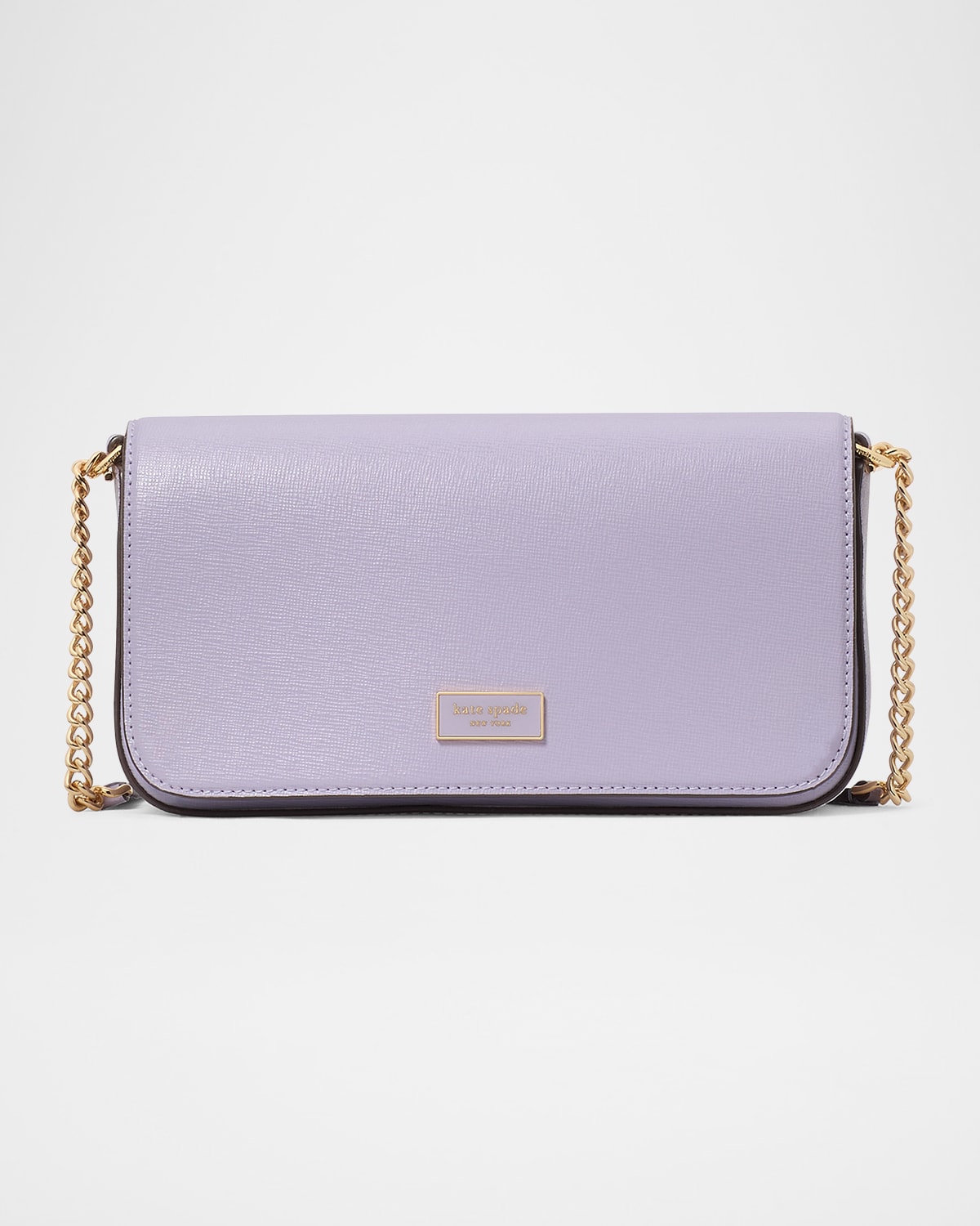 serena flap leather chain wallet