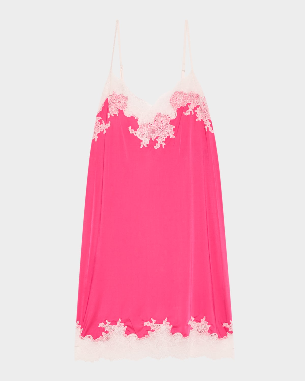 Natori Enchant Silky Lace-trim Chemise