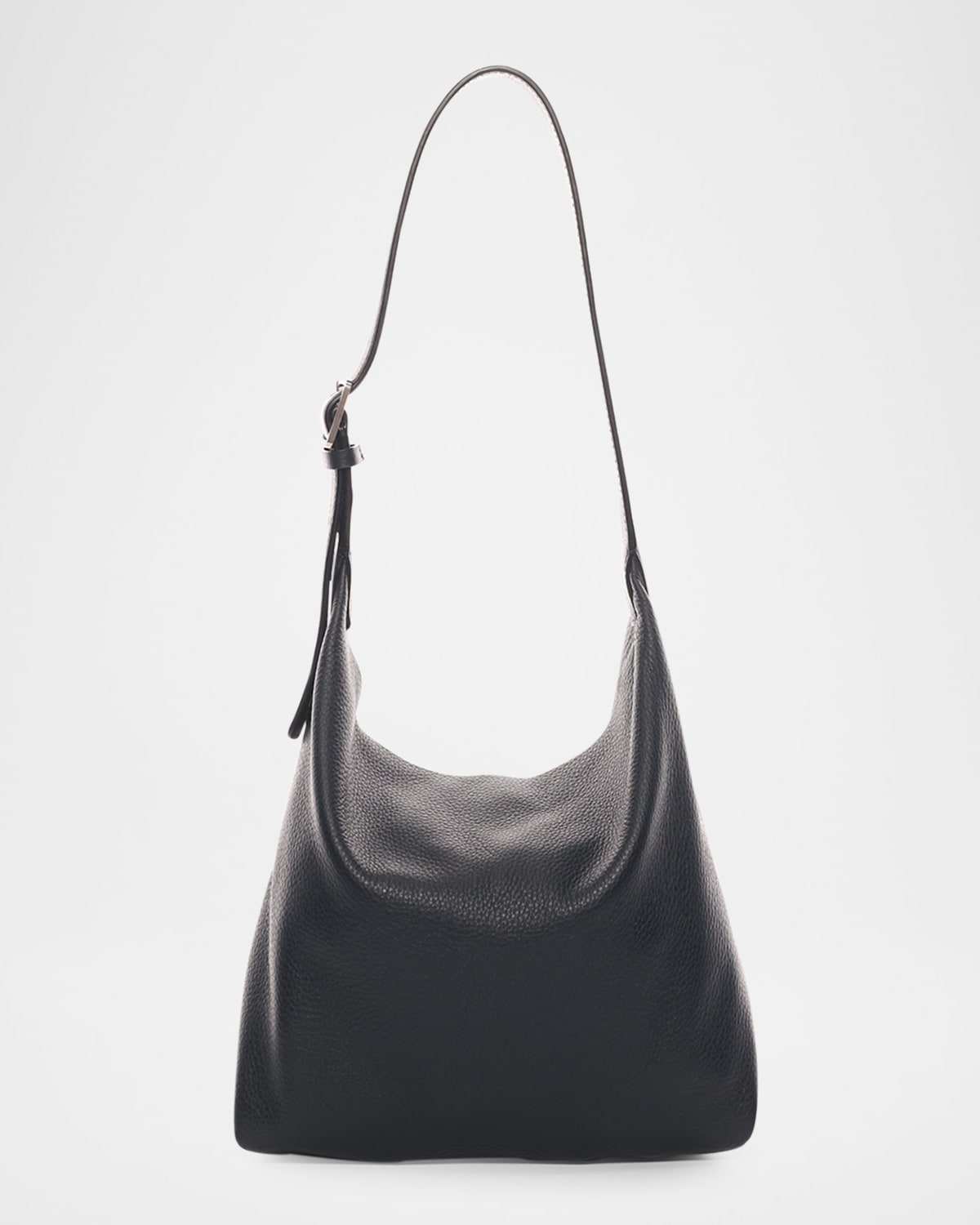 The Row Isa Shoulder Bag In Deerskin Leather In Blue