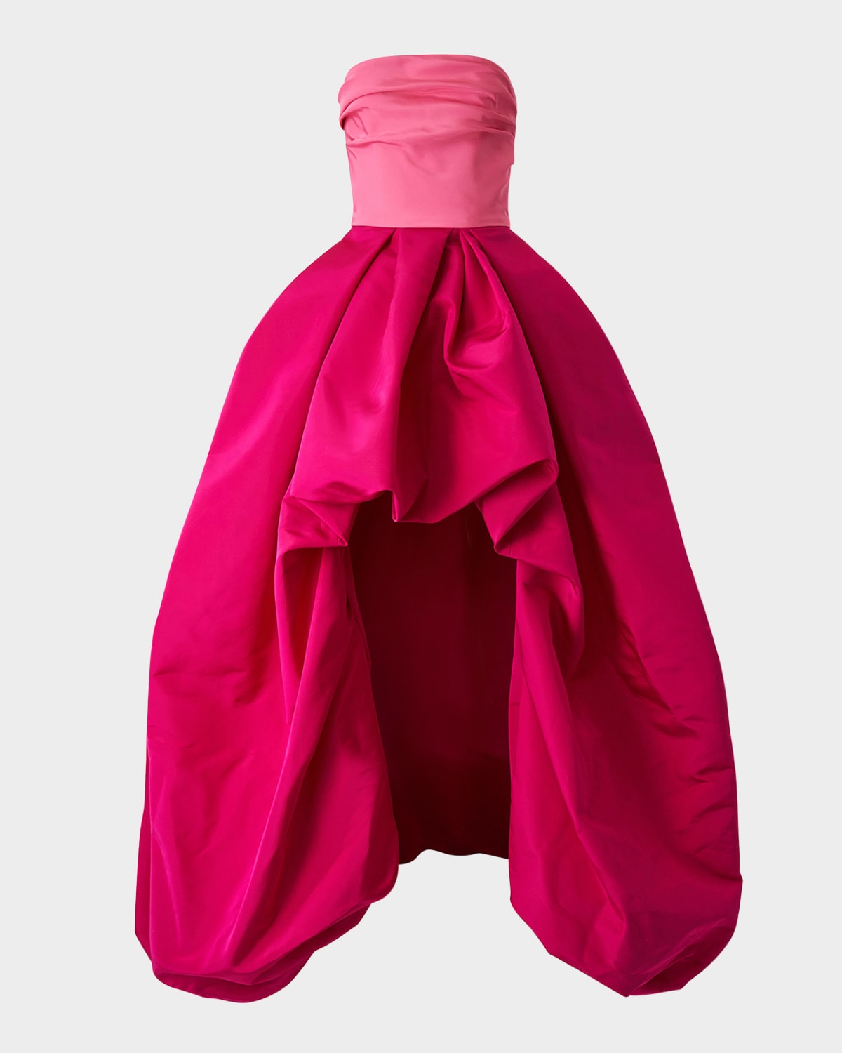 Carolina Herrera Strapless Hi-lo Balloon Gown