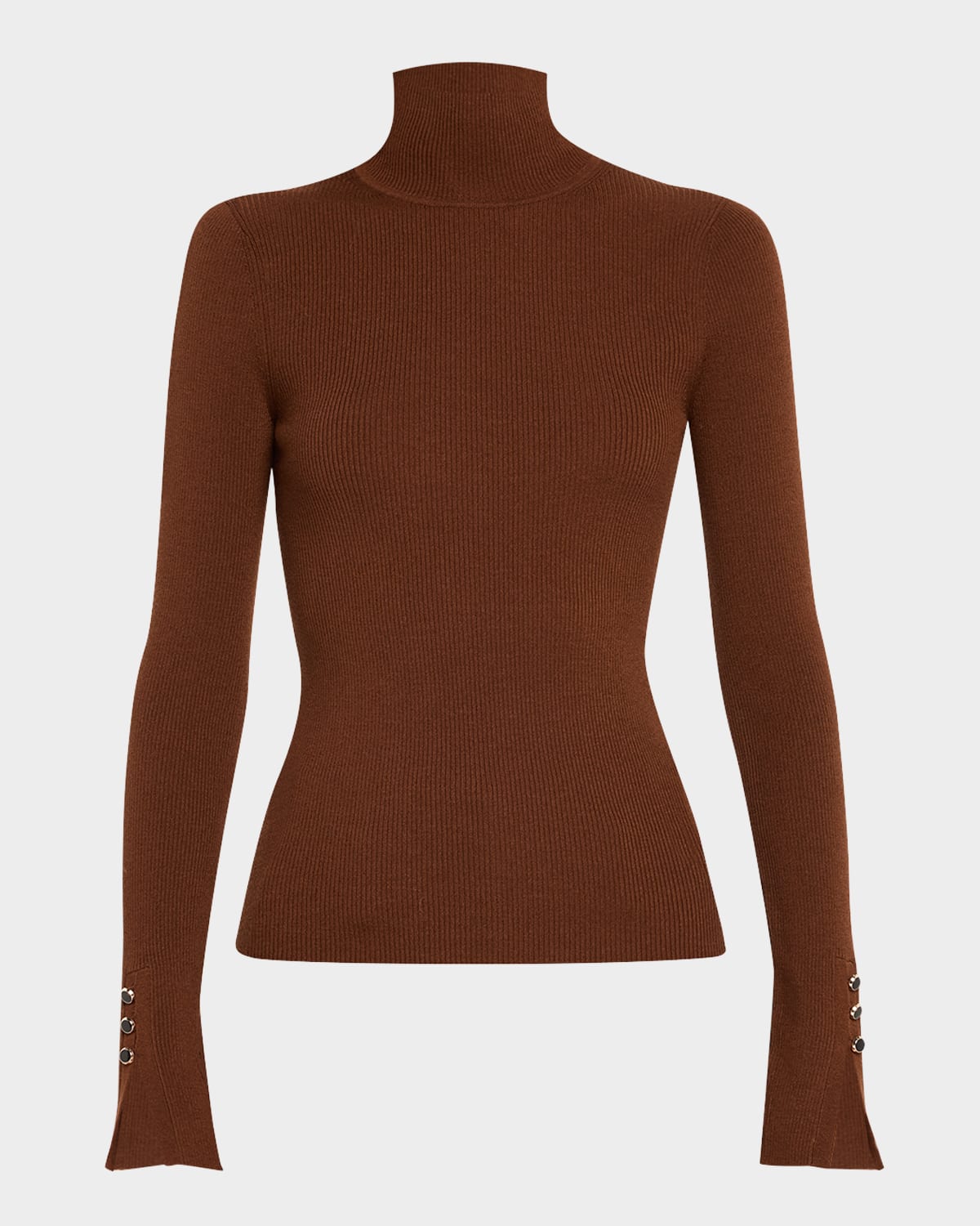 A.l.c Jett Turtleneck Top In Brown