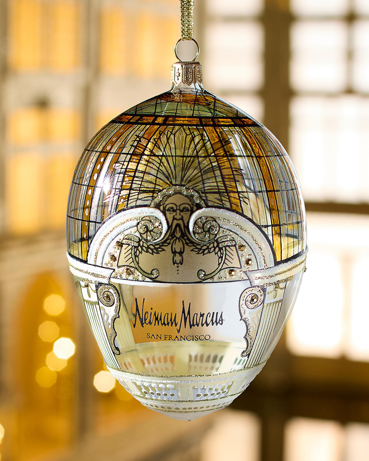 Joy To The World Collectibles Nm San Francisco Rotunda Christmas Ornament In Multi