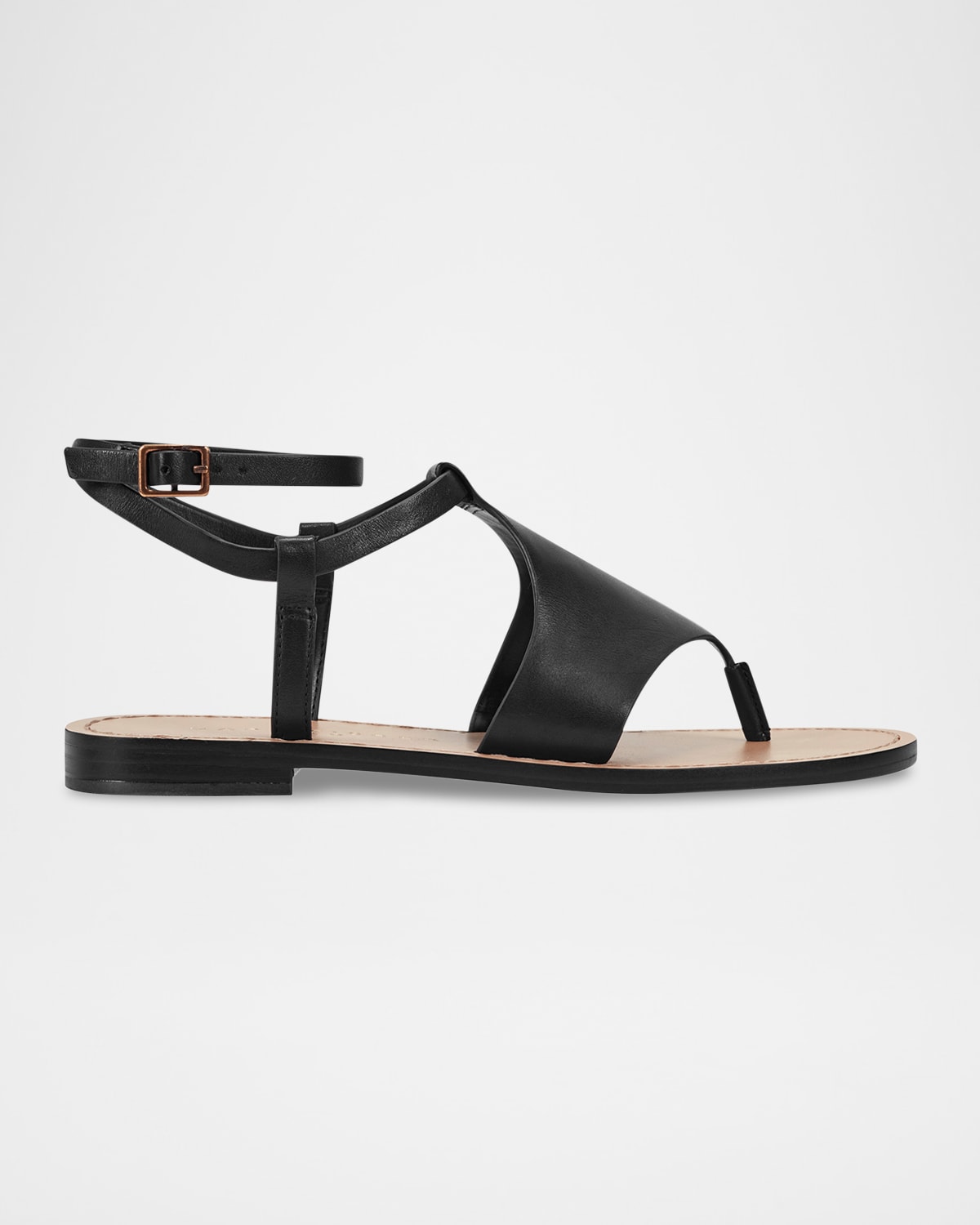 Lillie Flat Leather Sandals