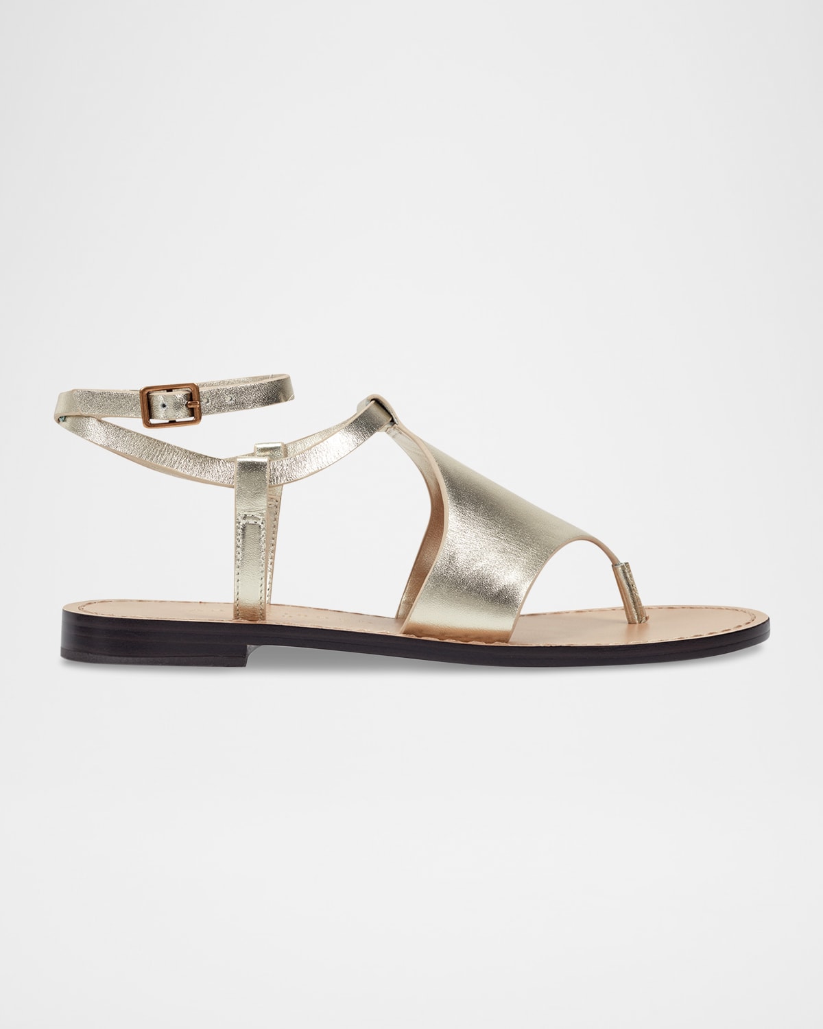 Lillie Flat Leather Sandals