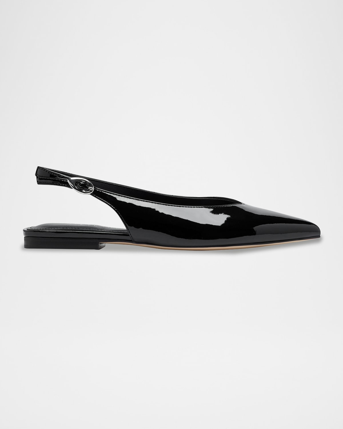 Gabra Patent Leather Slingback Flats