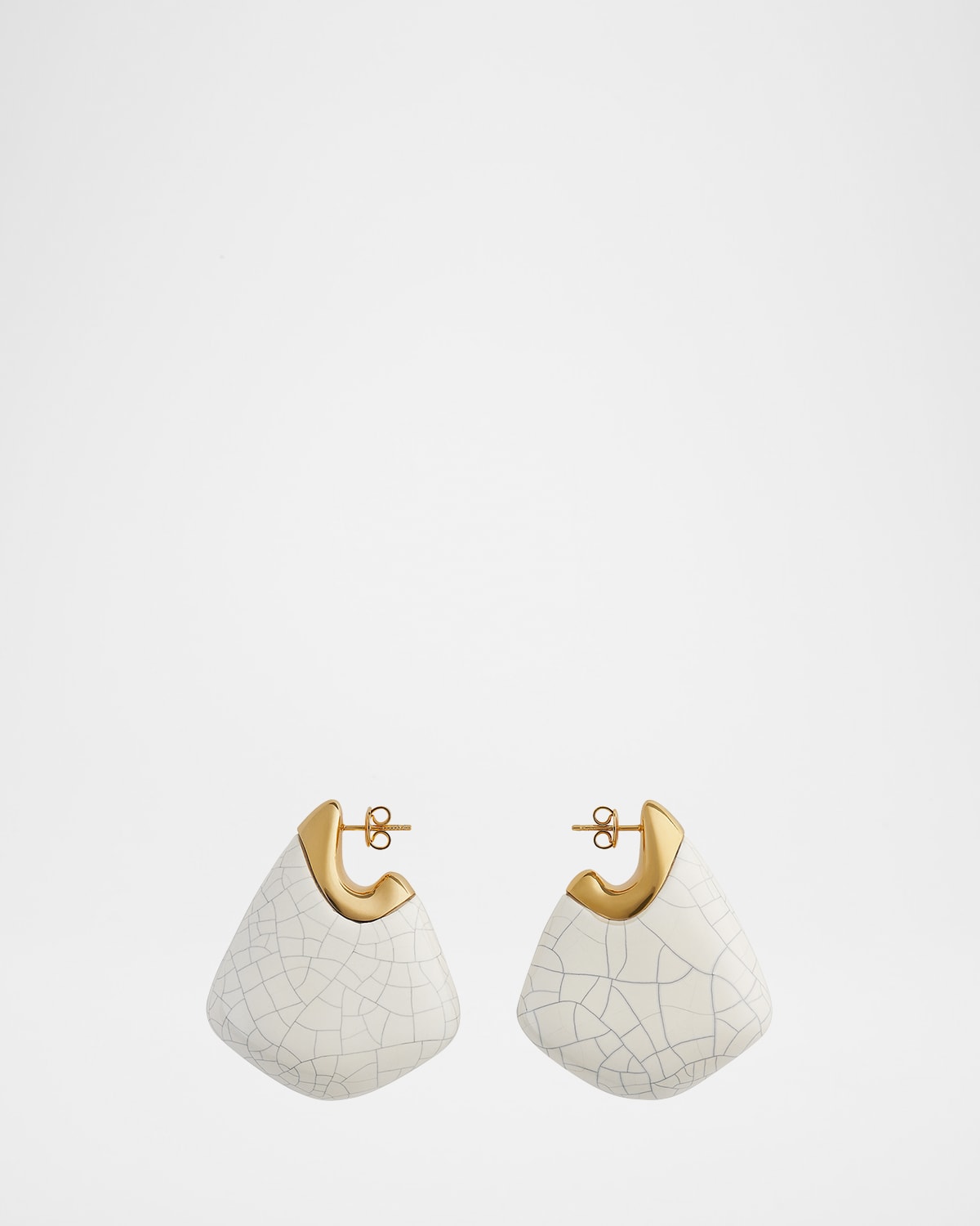Fin Ceramic Earrings
