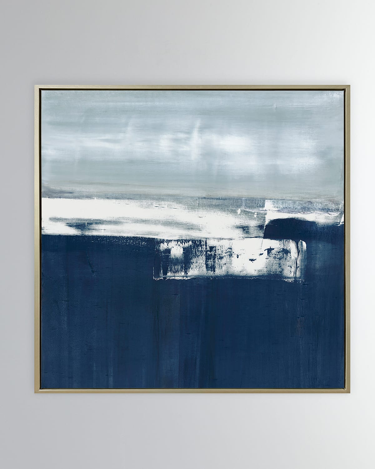 Benson-cobb Studios Coastal Landscape Framed Giclee On Canvas By Carol Benson-cobb, 49.5" Square