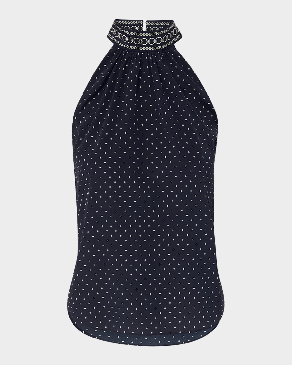 Kovi Silk High-Neck Top