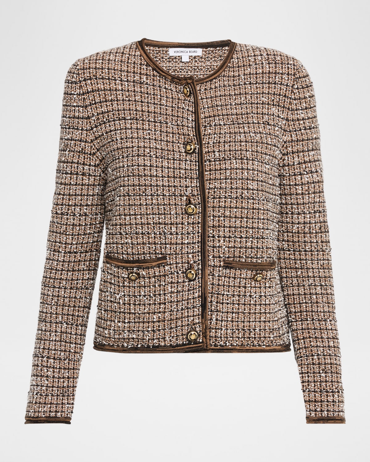 Veronica Beard Brisa Tailored Knit Jacket