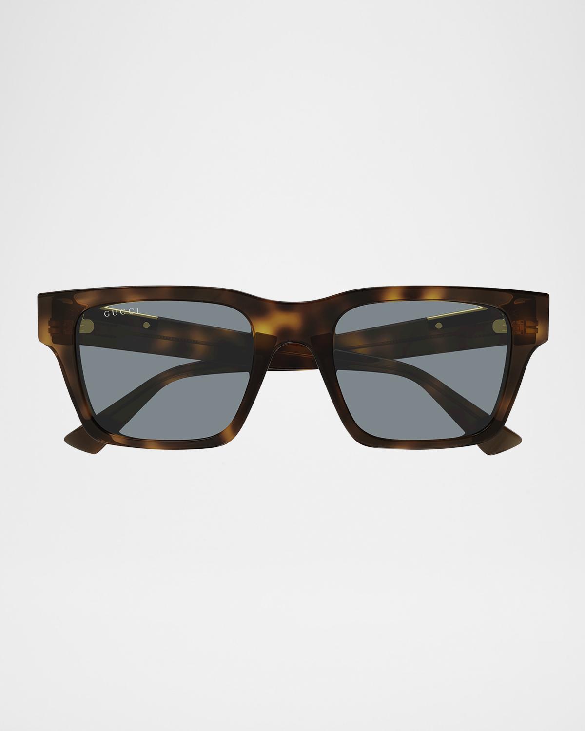 Men's GG1889S Acetate Rectangle Sunglasses