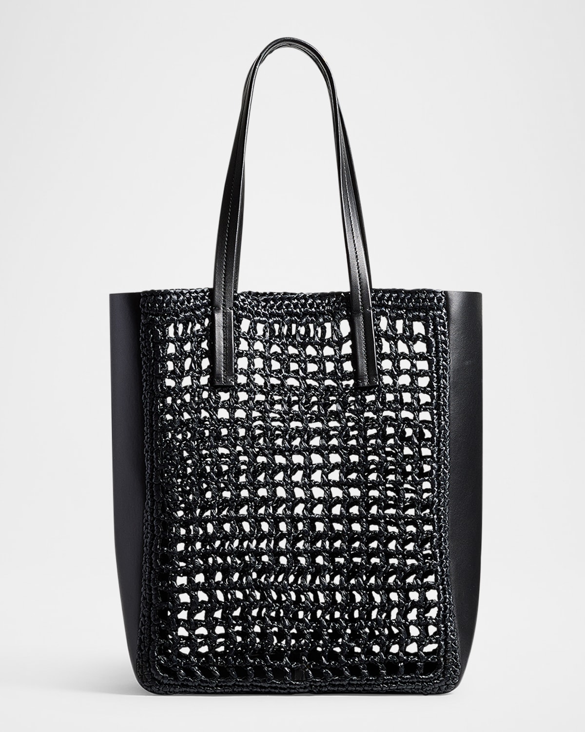 KHAITE ZOE SMALL RAFFIA TOTE BAG 