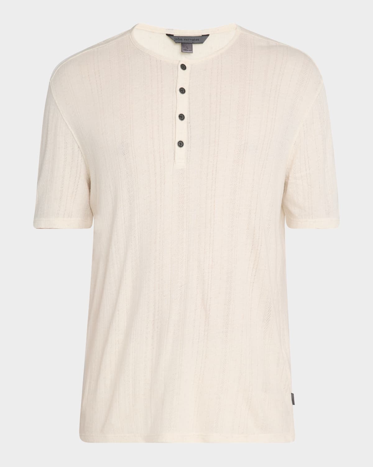 Men's Ciel Ribbed Henley T-Shirt
