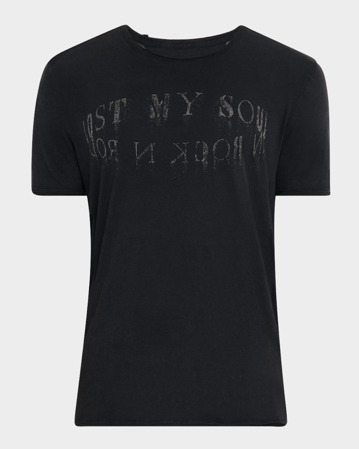 John Varvatos Regular Fit Raw Edge Graphic Tee