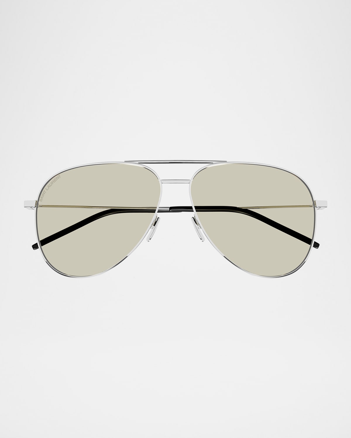 Saint Laurent Classic 11 Metal Aviator Sunglasses