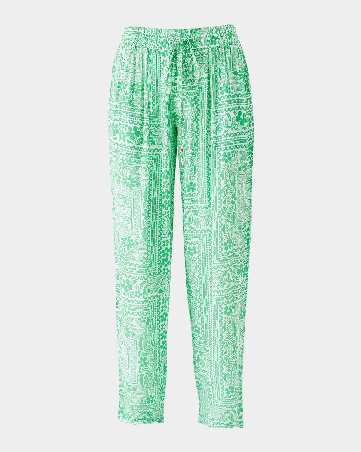 Melissa Odabash Womens Jude Wide-leg Woven Trousers Medina In Medina