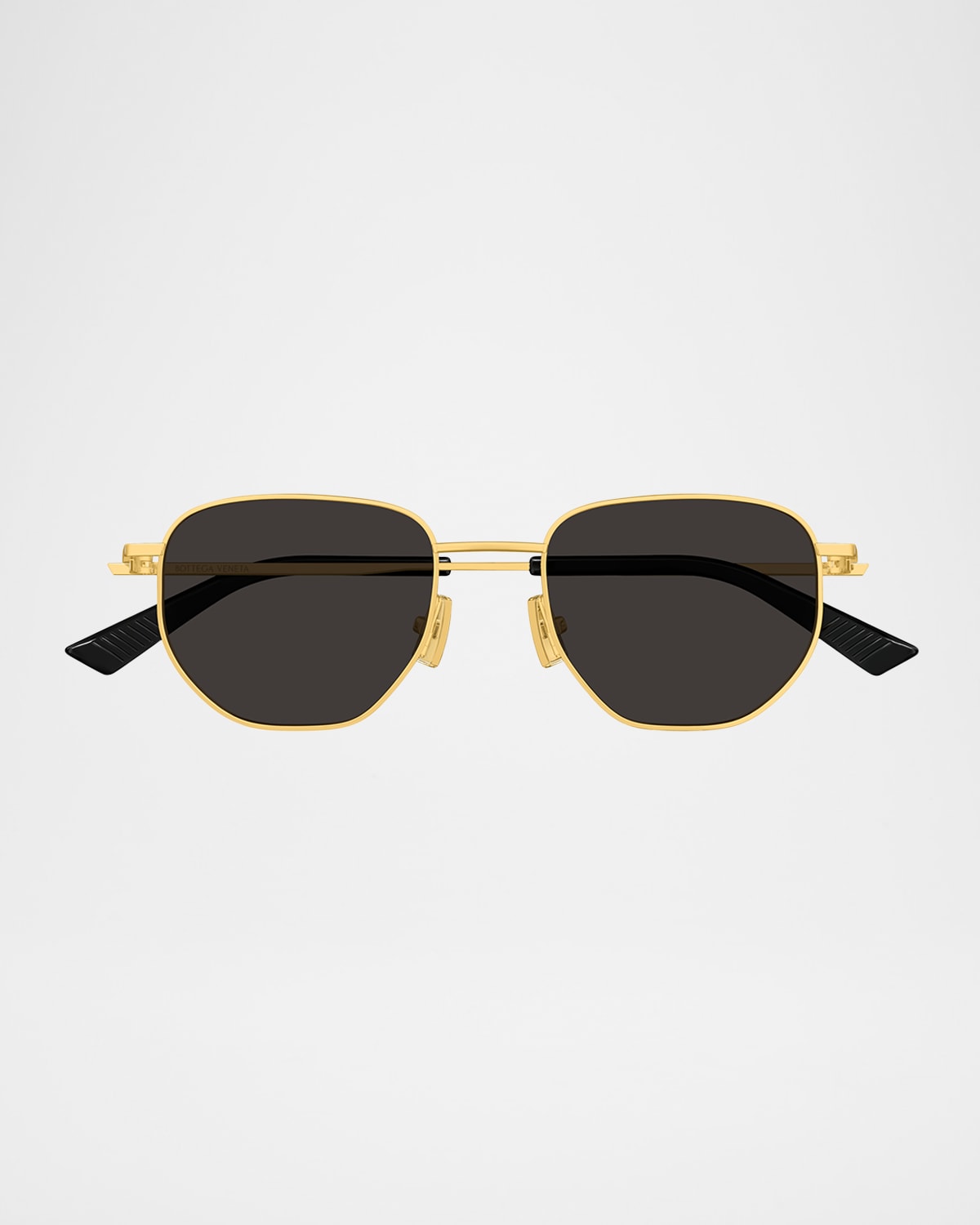 Bottega Veneta Unisex BV1301S Metal Round Sunglasses