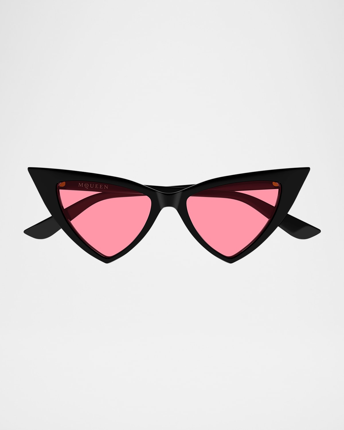 McQueen AM0518S Cat-Eye Recycled Acetate Sunglasses