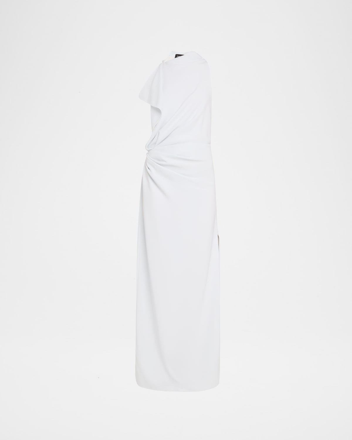 Devyn Draped Matte Double Crepe Dress