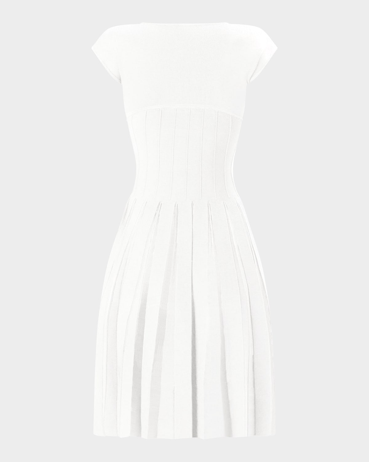 The Annabel Pleated Rib Knit Dress