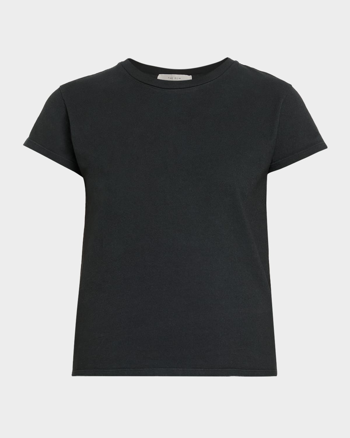 The Row Tori Shrunken T-shirt In Black