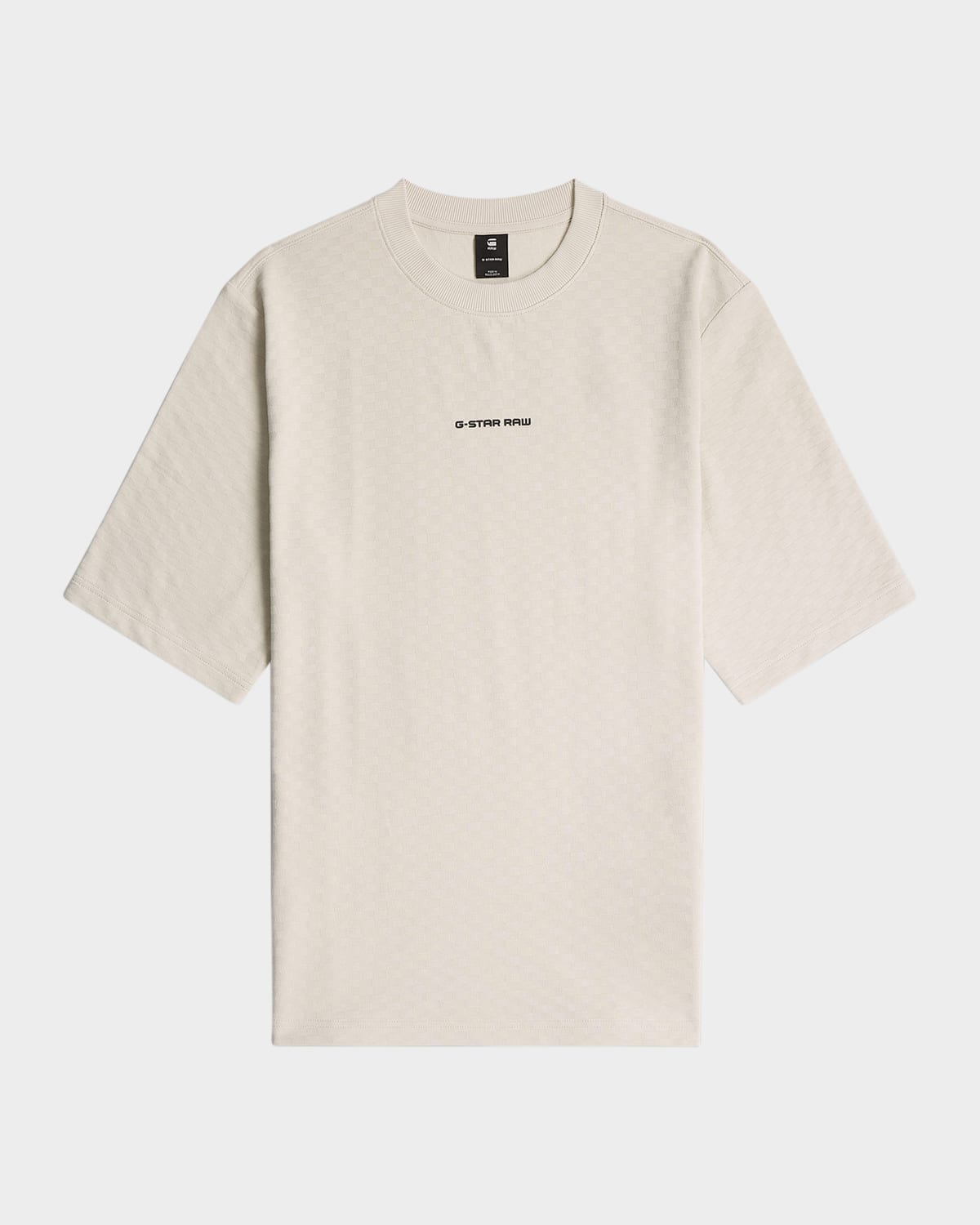Men's Check Jacquard T-Shirt
