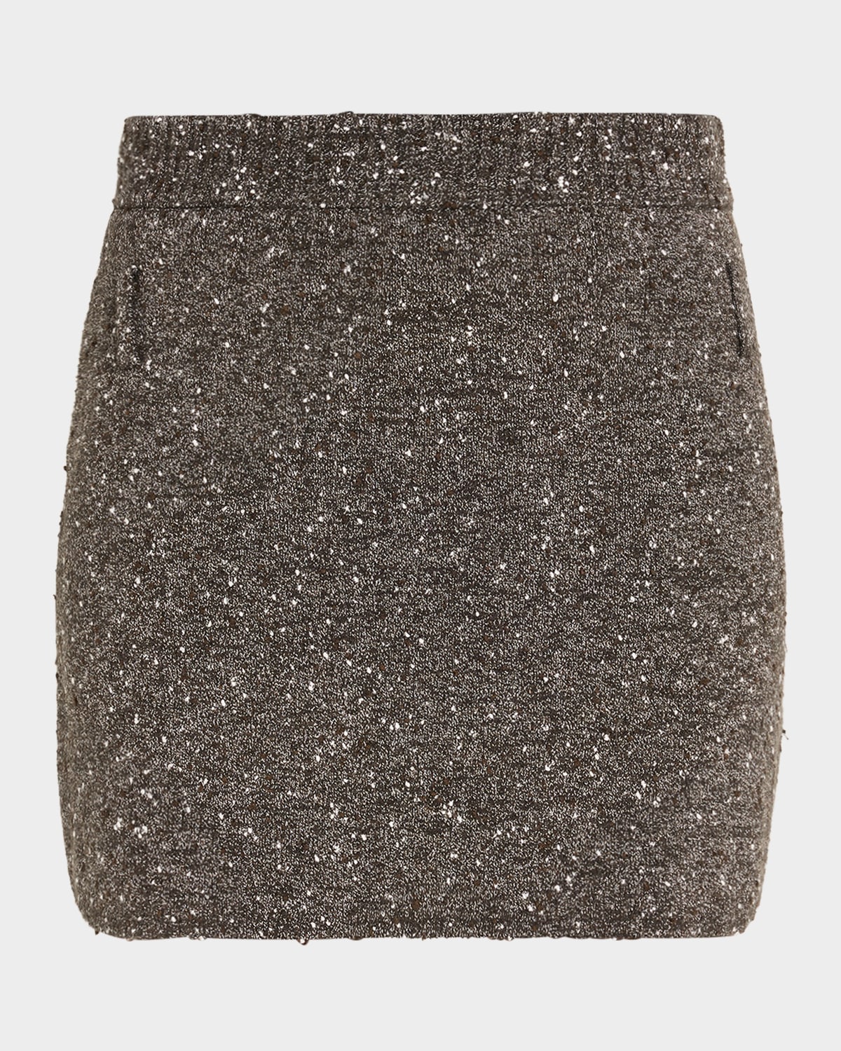 A.l.c Stella Bouclé Tweed Mini Skirt In Gray