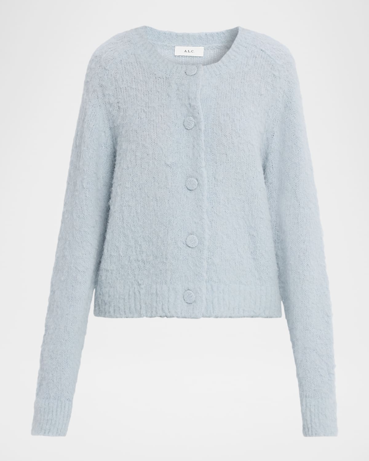A.l.c Lainie Brushed Alpaca Cardigan In Blue