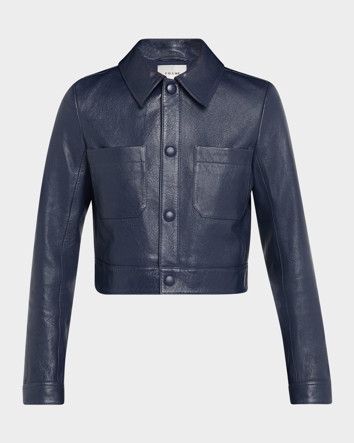 Shop Frame The Small Leather Jacket