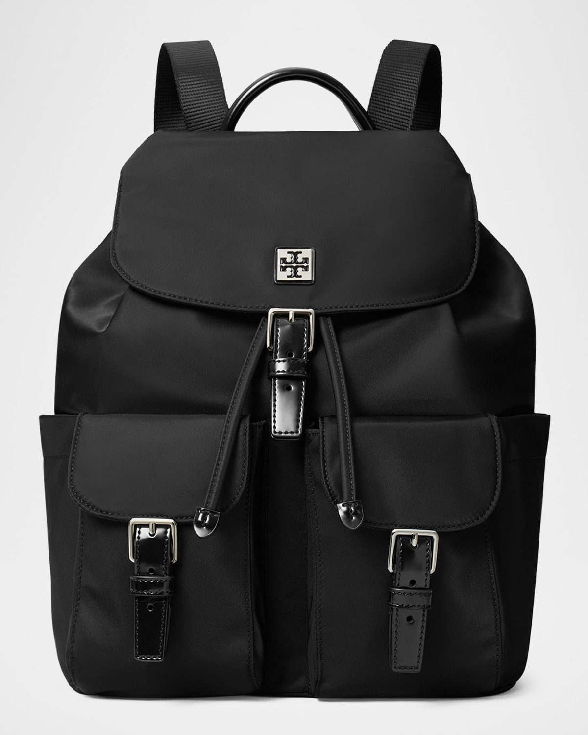 TORY BURCH VIRGINIA BUCKLE DRAWSTRING BACKPACK 