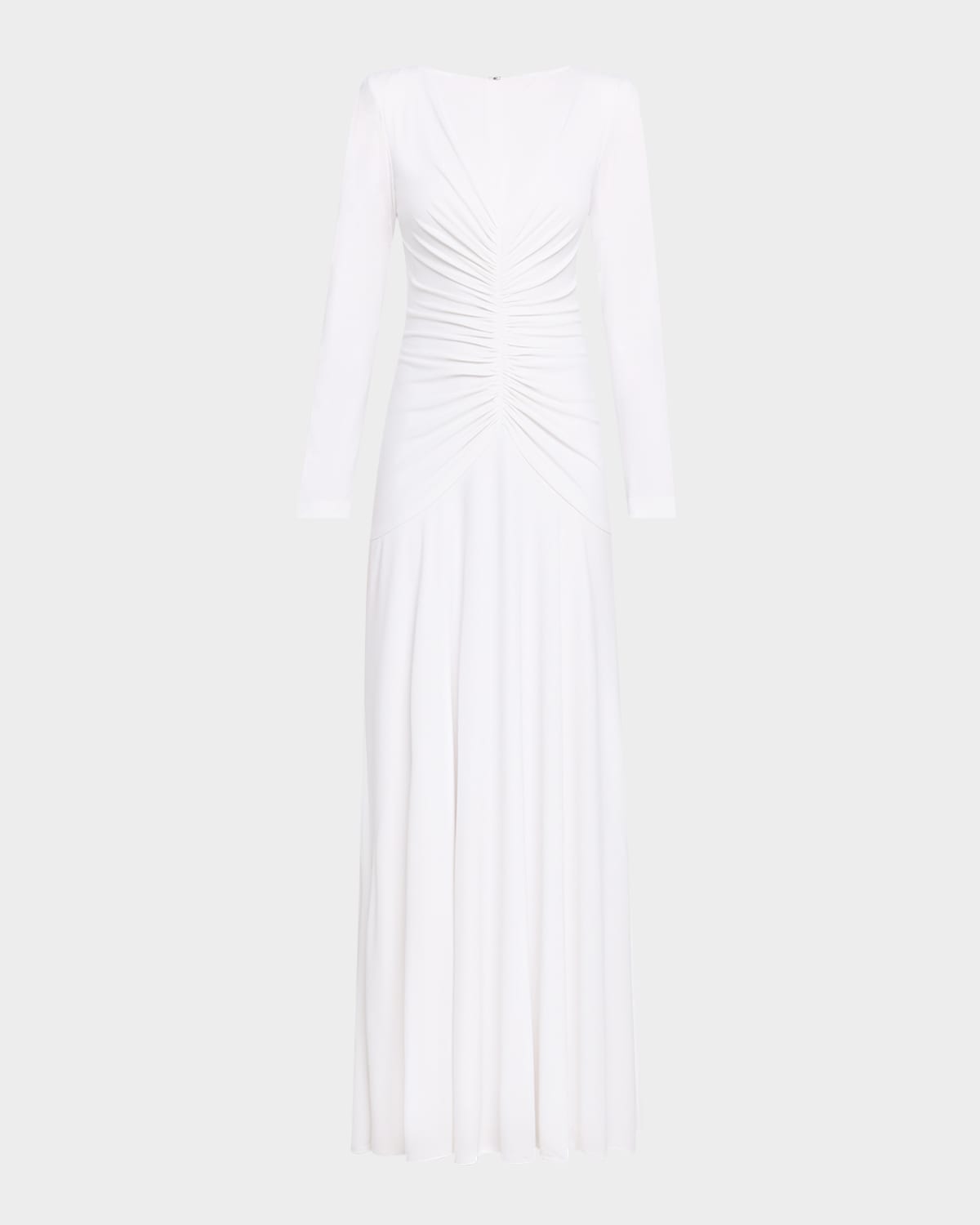 Thea Ruched A-Line Jersey Gown