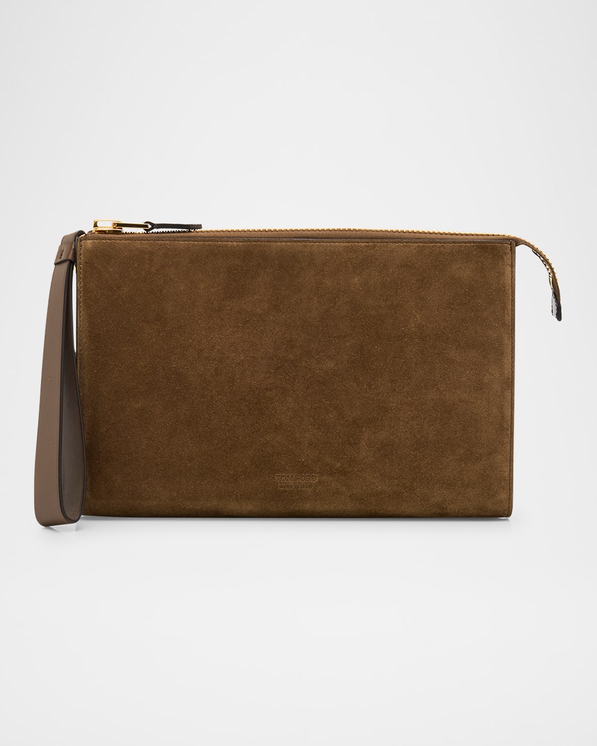 Men's Suede Wrist Pouch