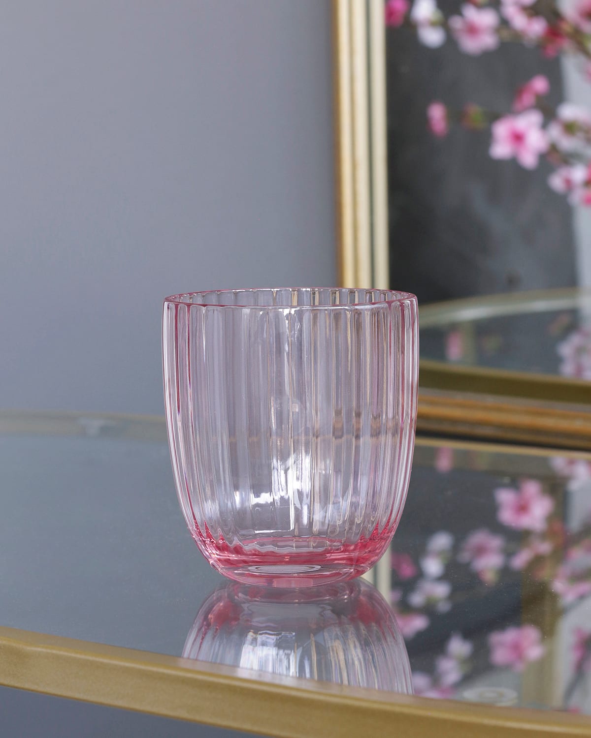 Beatriz Ball Vida Acrylic Double Old Fashioned, Set Of 4 In Pink
