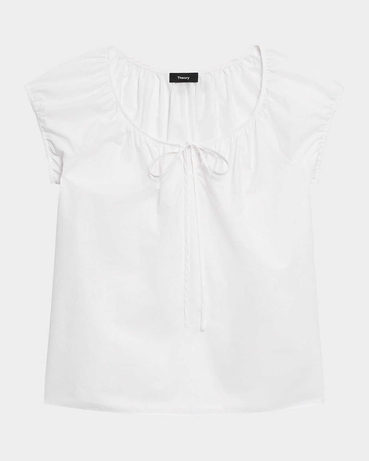 Theory Easy Tie Blouse