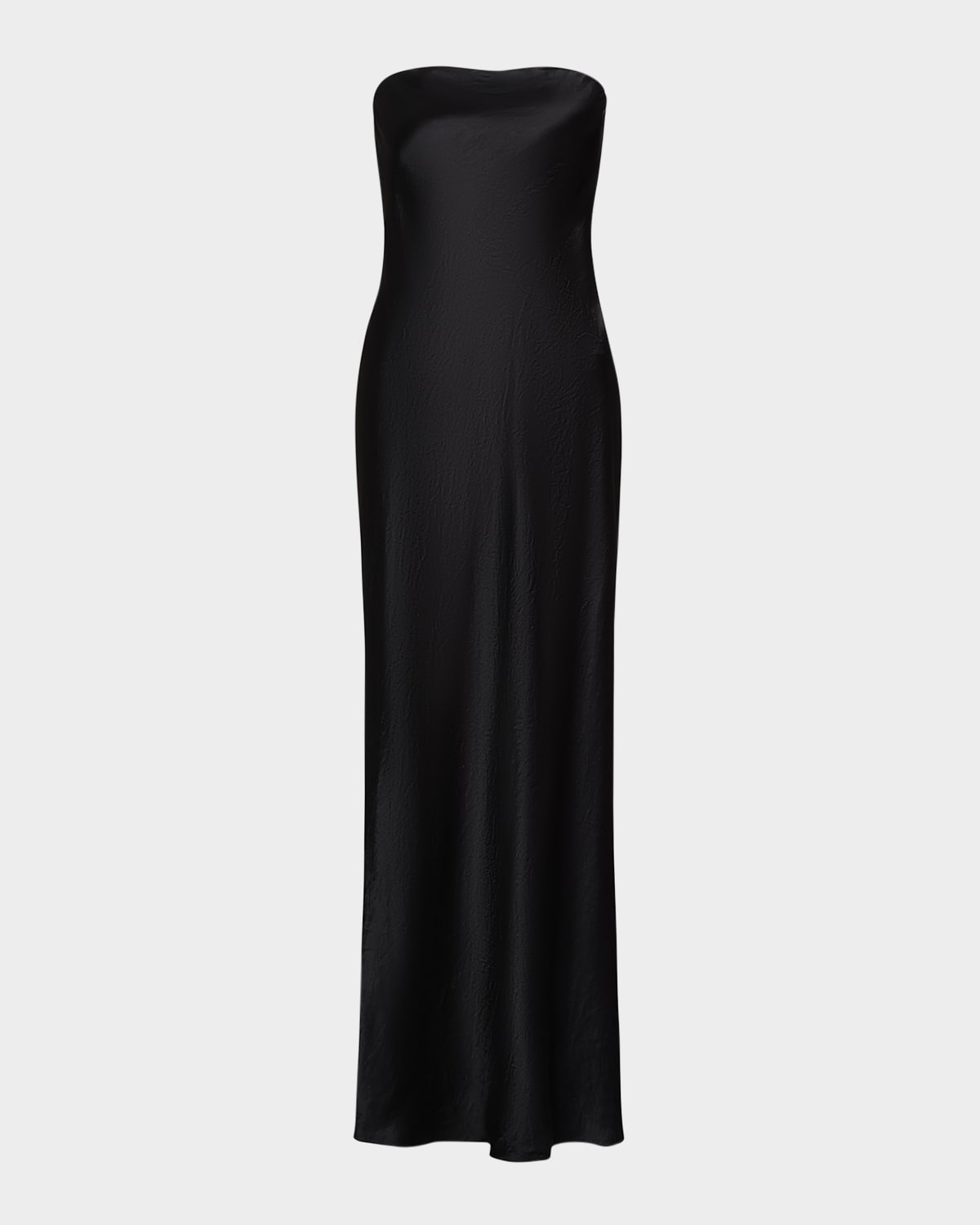 Vince Strapless Maxi Dress In Black
