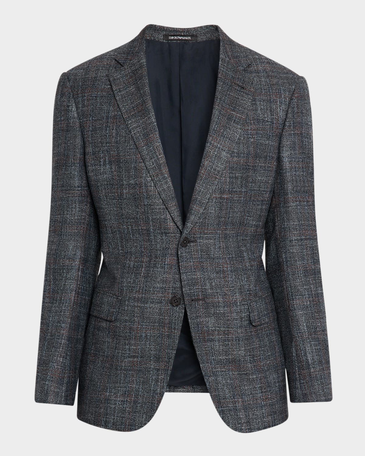 Emporio Armani Men's Wool Faded Plaid G Line Sport Coat