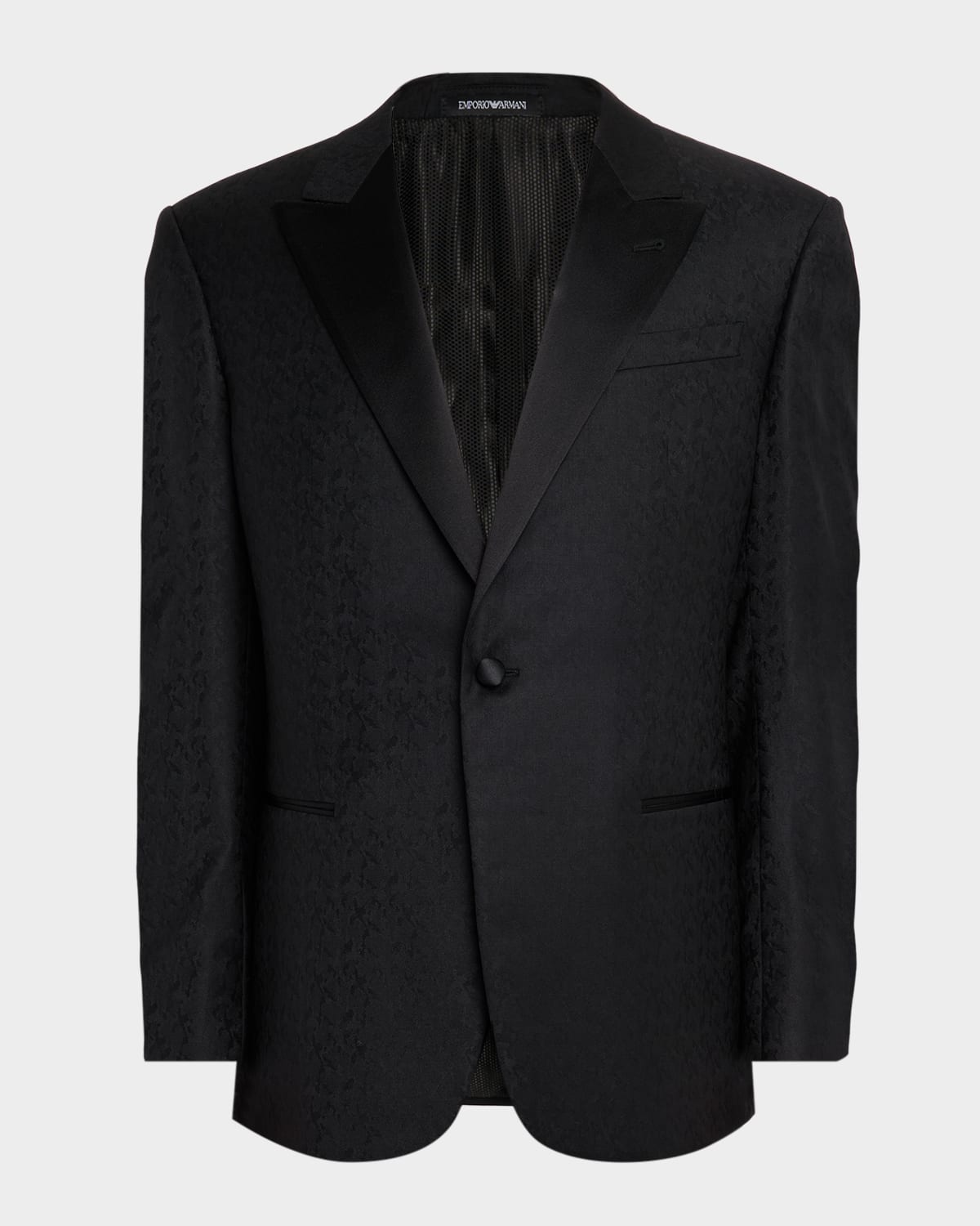 Emporio Armani Man Blazer Burgundy Size 46 Virgin Wool, Elastane In Black