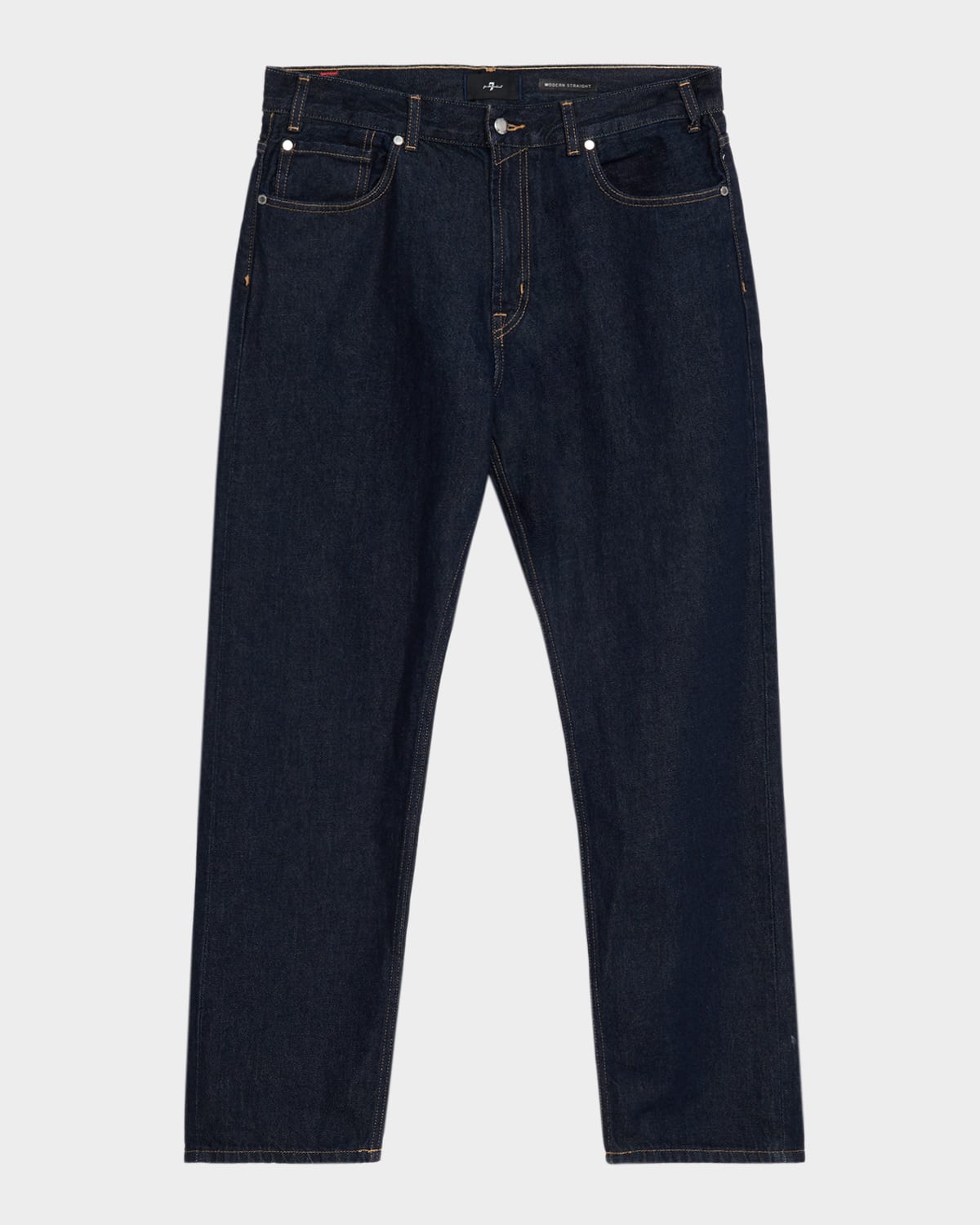 7 For All Mankind Men's Modern Straight-leg Jeans In Blue