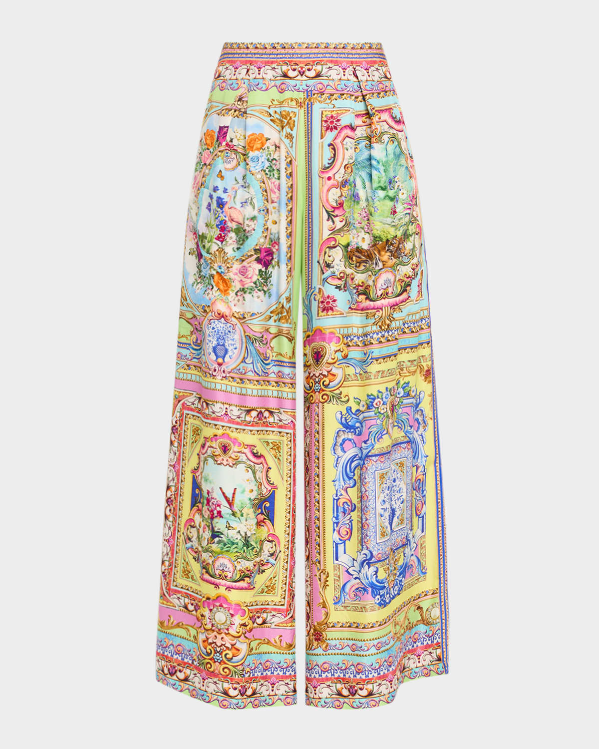 Camilla Spirit Of Santa Maria Wide-leg Trousers With Pockets