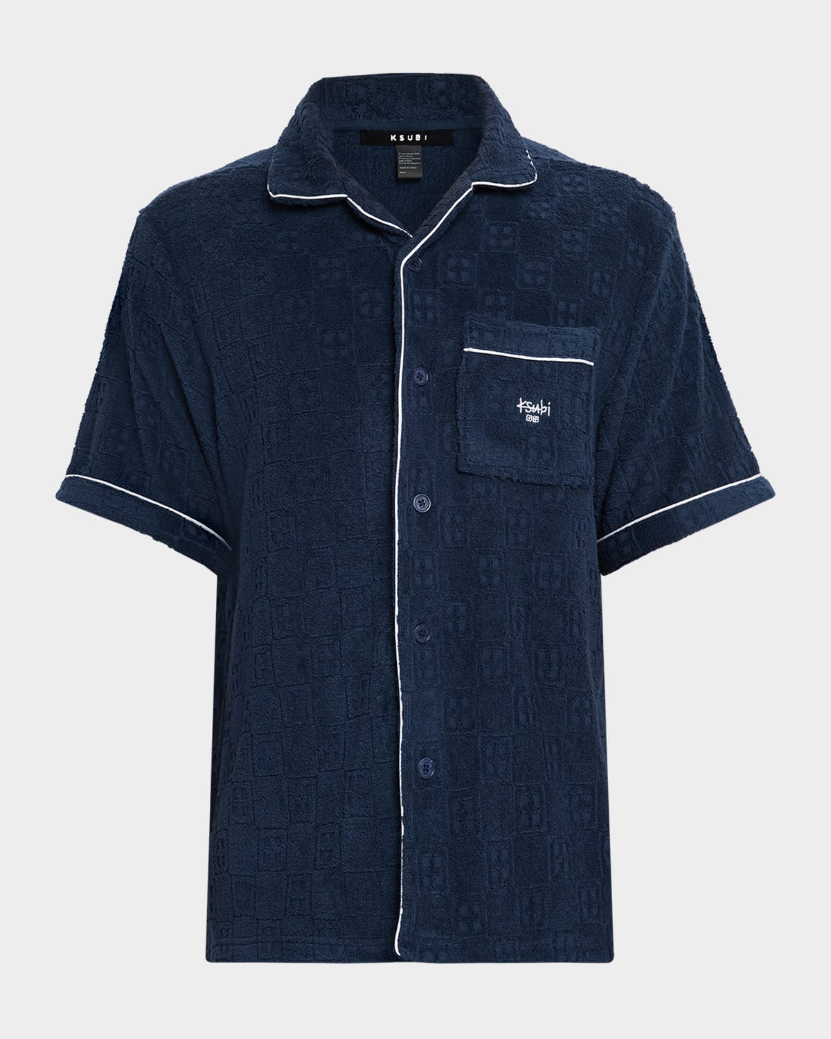 Men's Toweling T-Box Short-Sleeve Resort Shirt