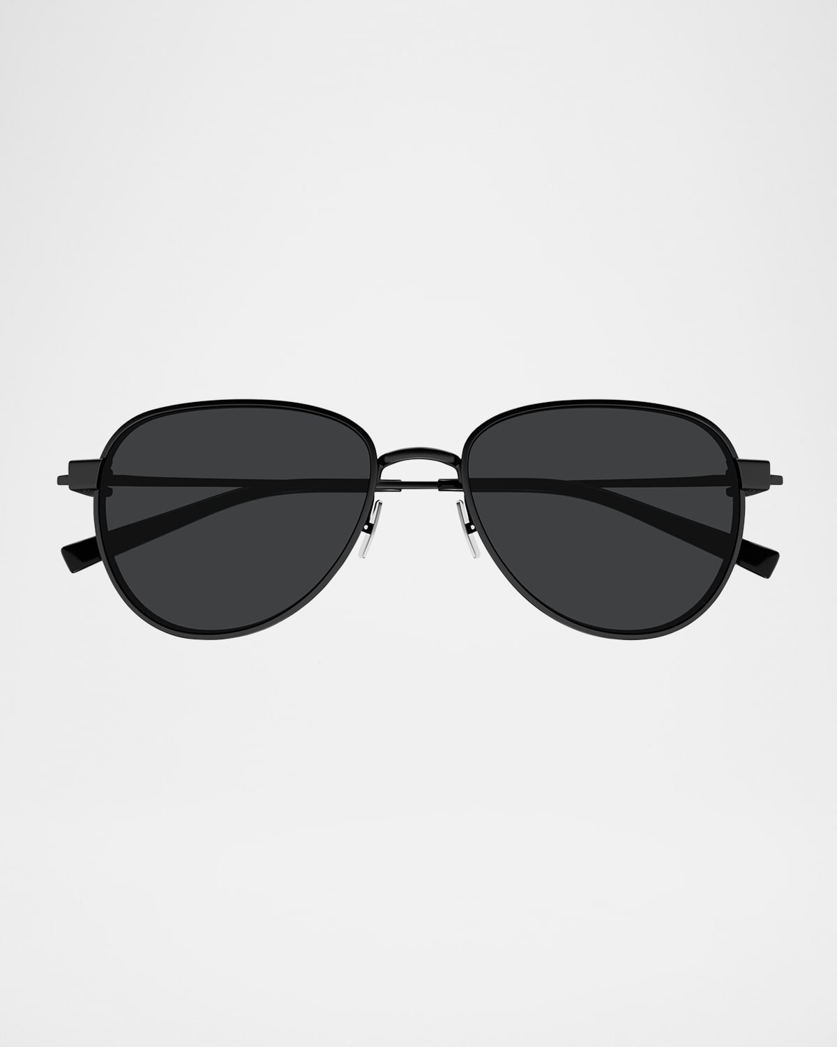 Saint Laurent Men's Sl 772 Metal Aviator Sunglasses In Black