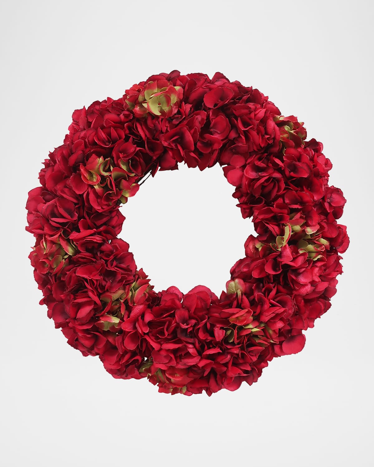 Winward Home Hydrangea 24" Wreath In Red