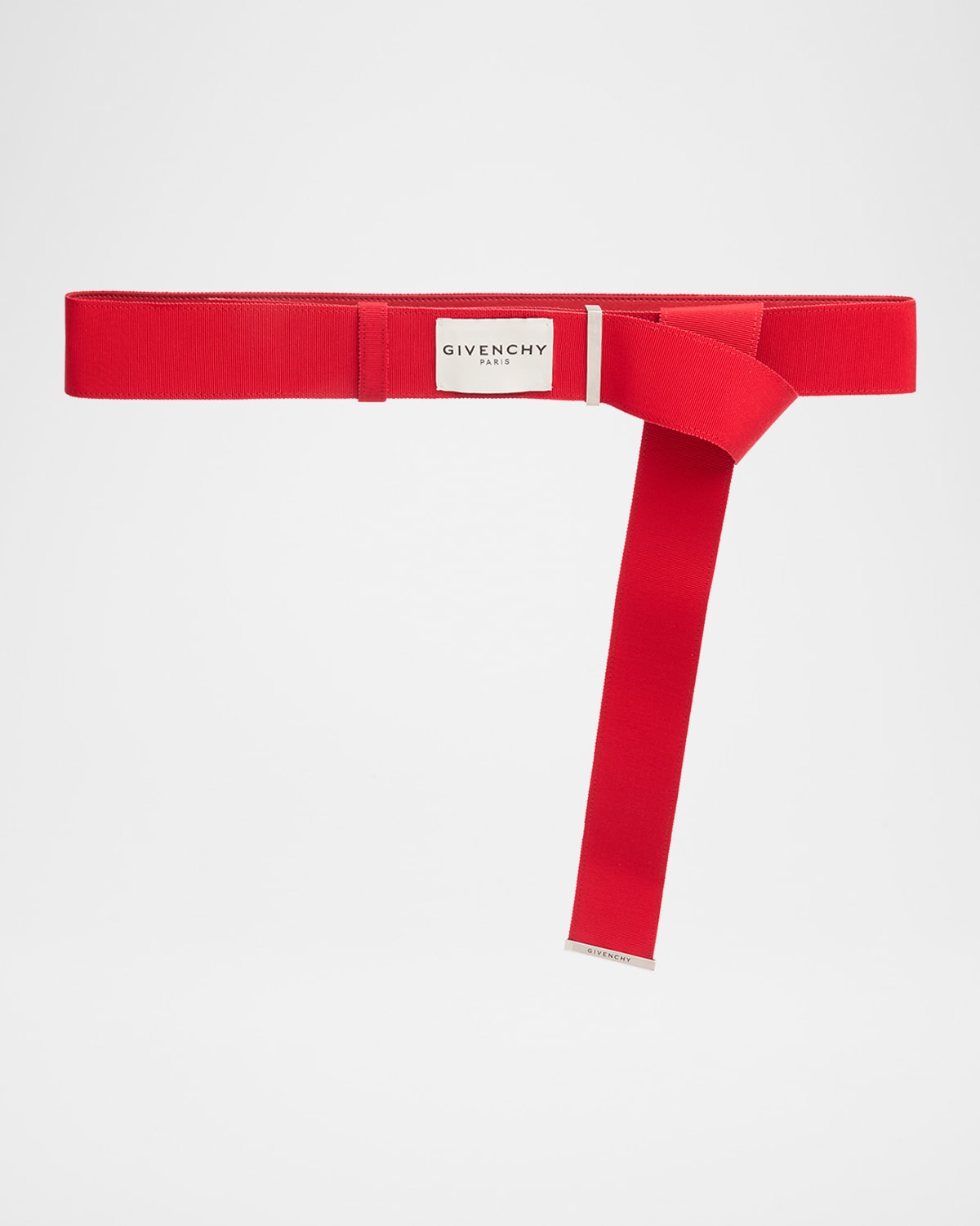 Givenchy Long Knotted Grosgrain Belt