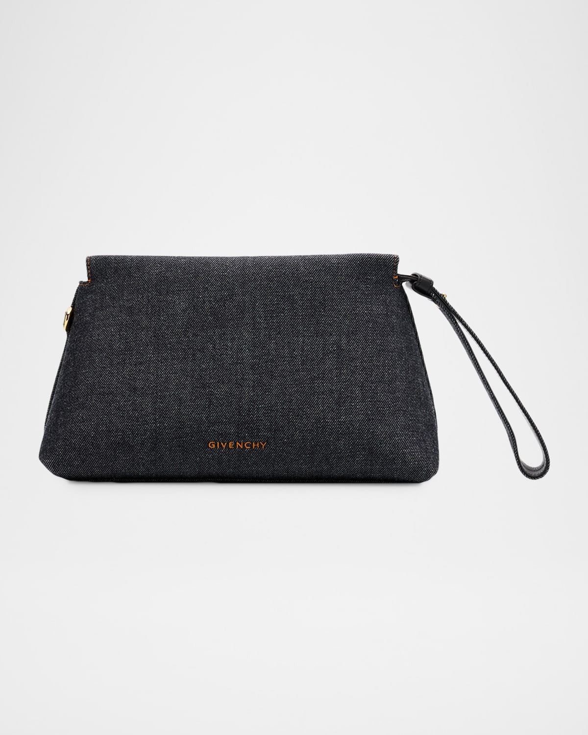Givenchy Day Cotton Denim Pouch Bag
