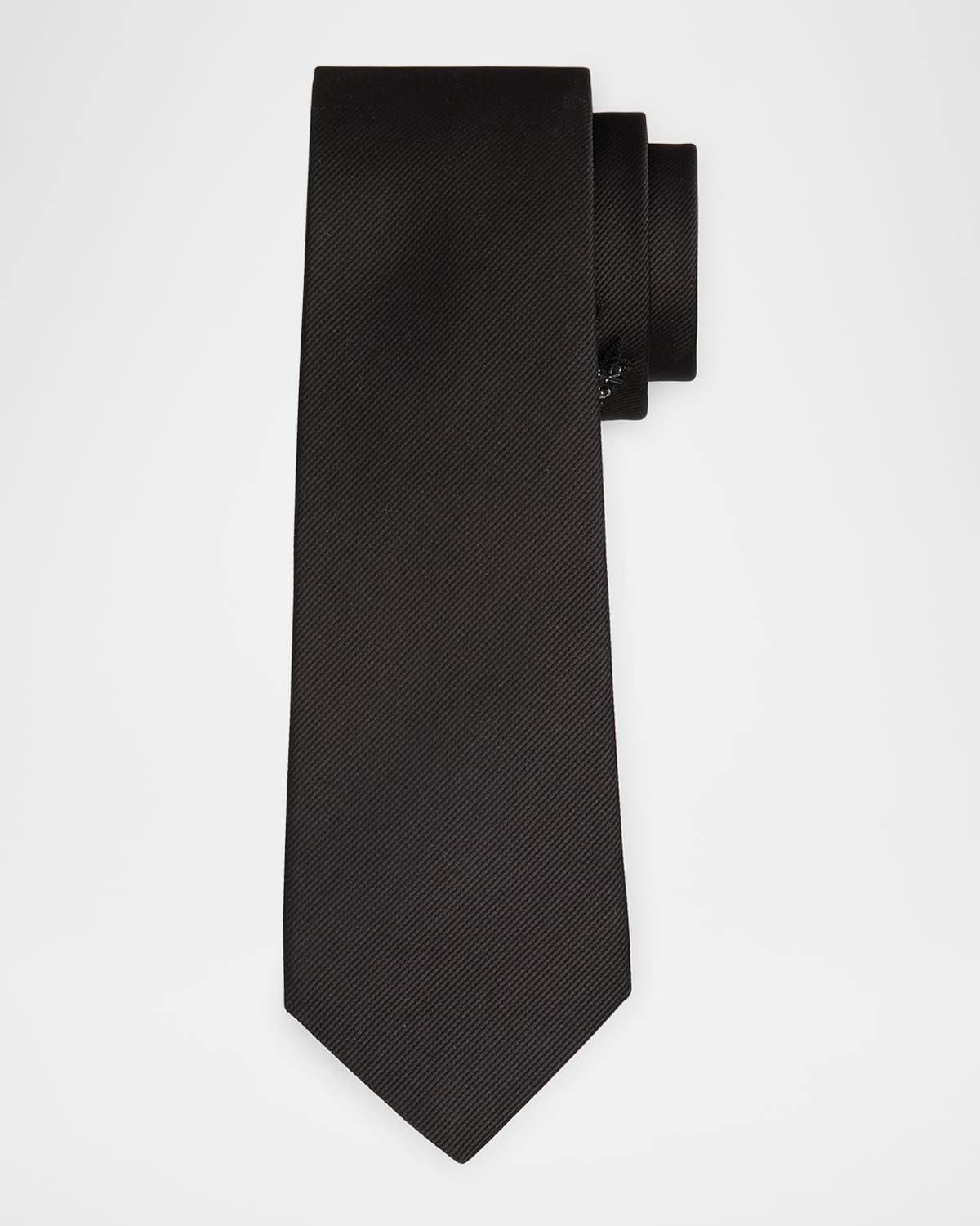 Men's Rose Embroidered Silk Tie