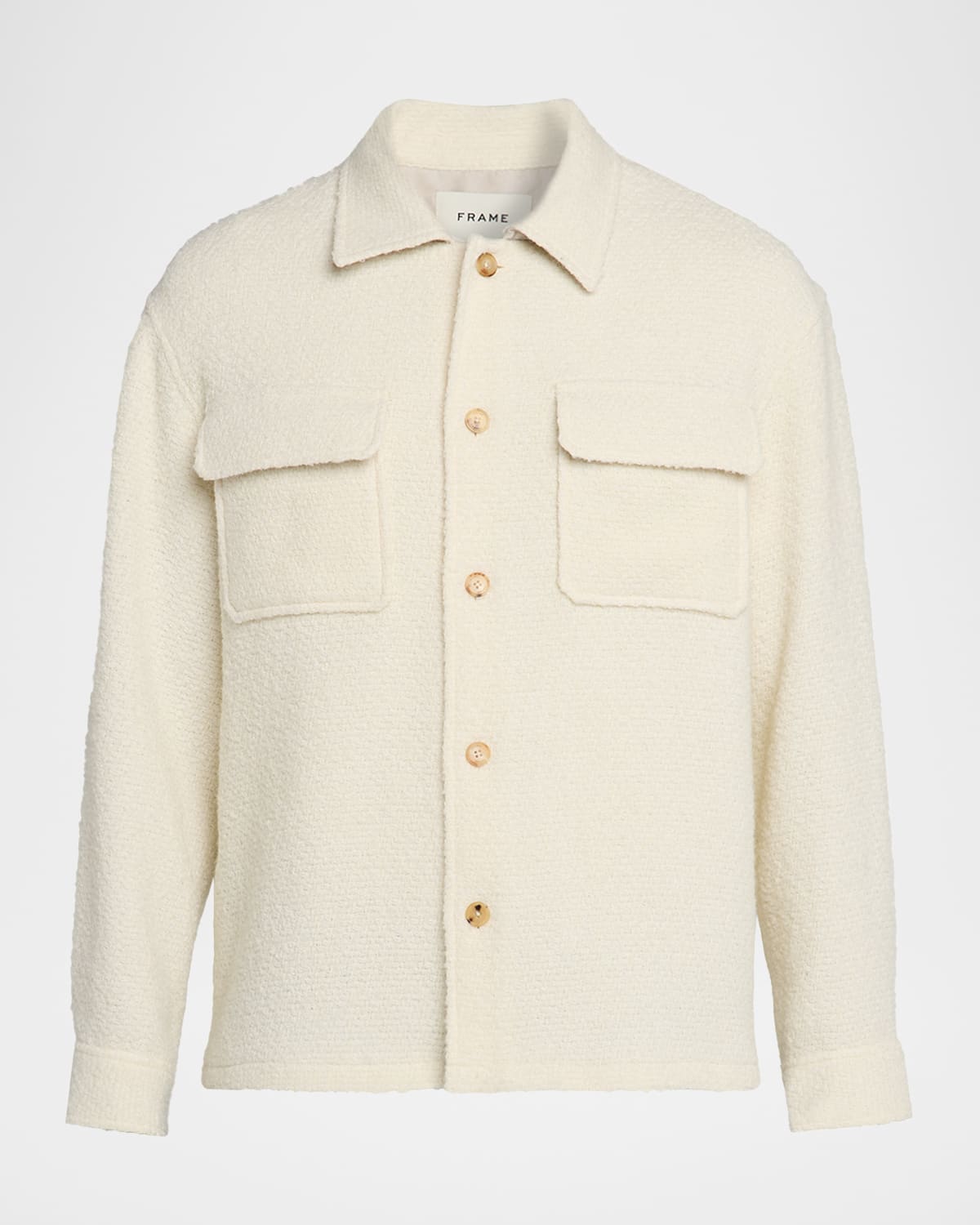 Men's Tweed Two-Pocket Overshirt